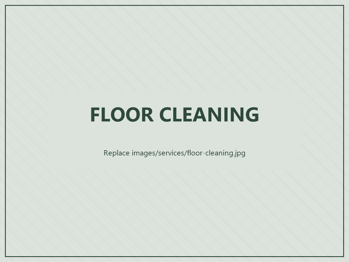Floor cleaning: deep-cleaned tile and hardwood floors